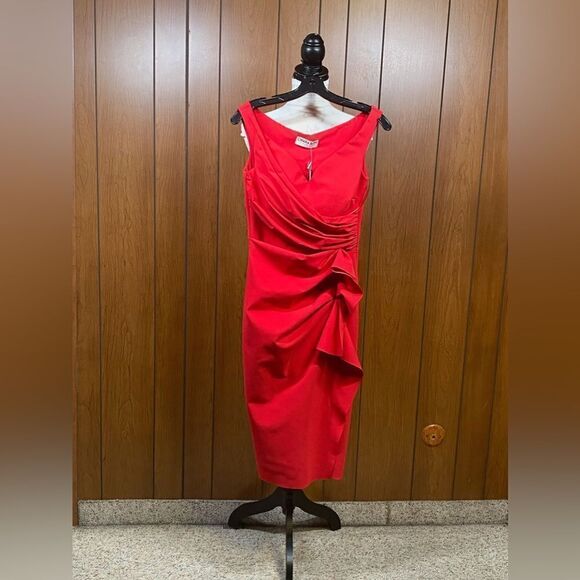 Chiara Boni La Petite Robe Lucreria Off-The-Shoulder Cocktail Dress size 4 - Picture 6 of 14